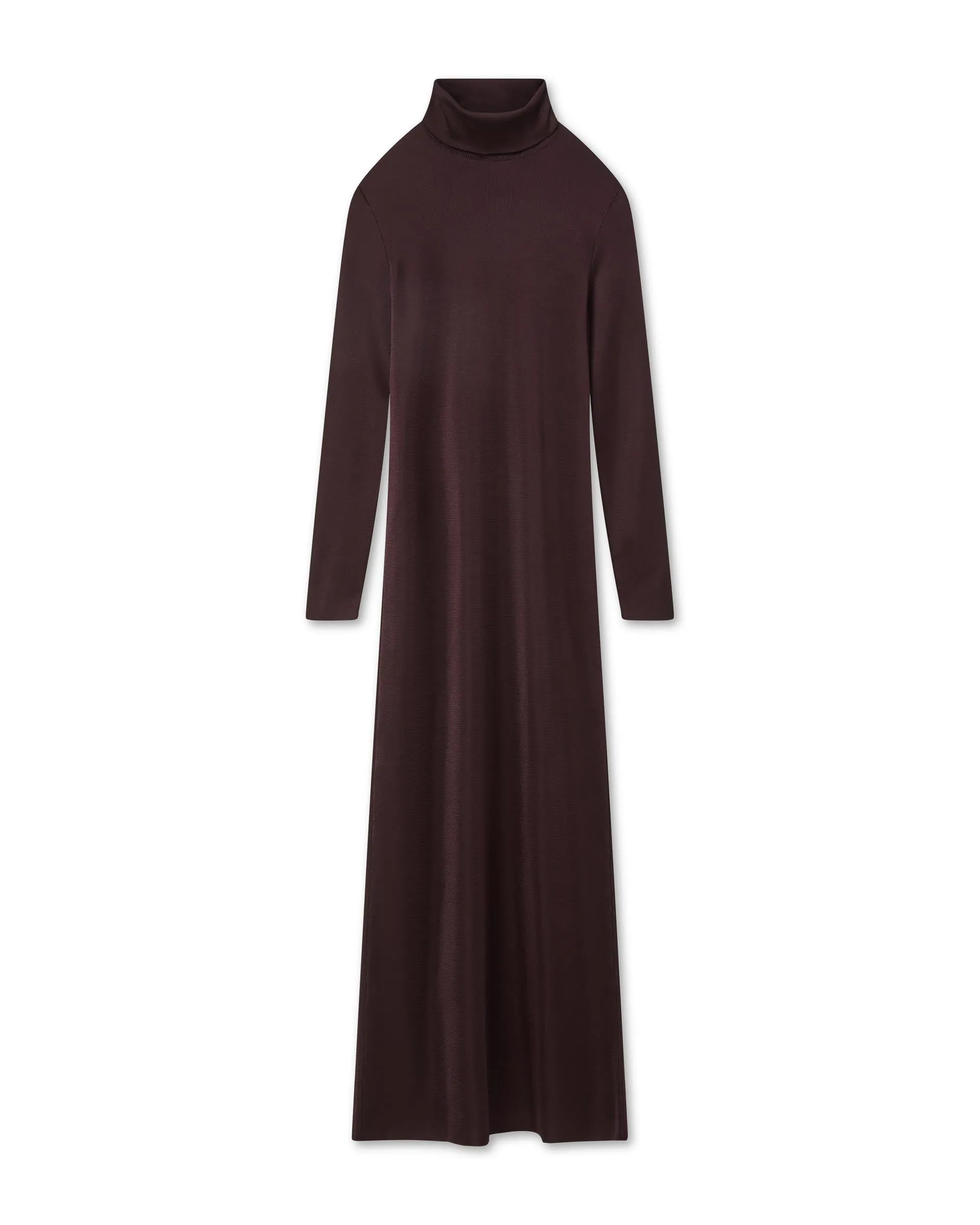 Viola Dress in Viscose, Burgundy