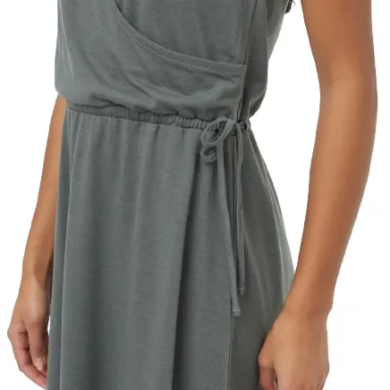 Women's TreeBlend Wrap Front Dress (Light Urban Green)