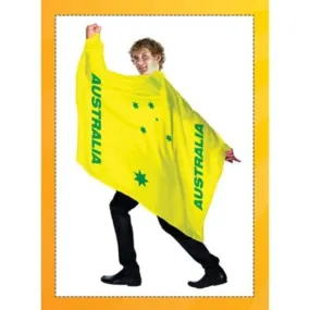 Yellow / Green Australia Flag Cape