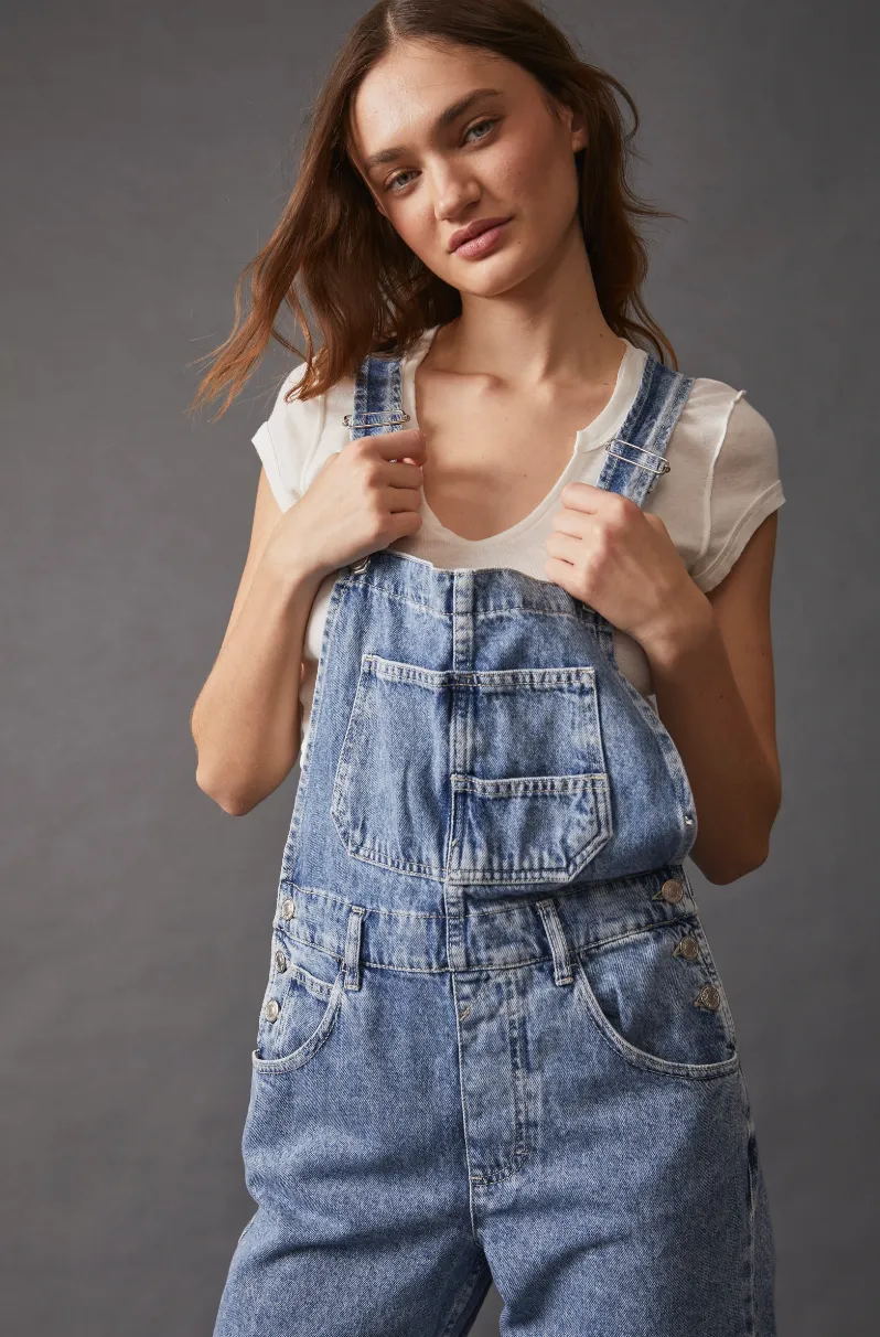 Ziggy Powder Blue Denim Overall