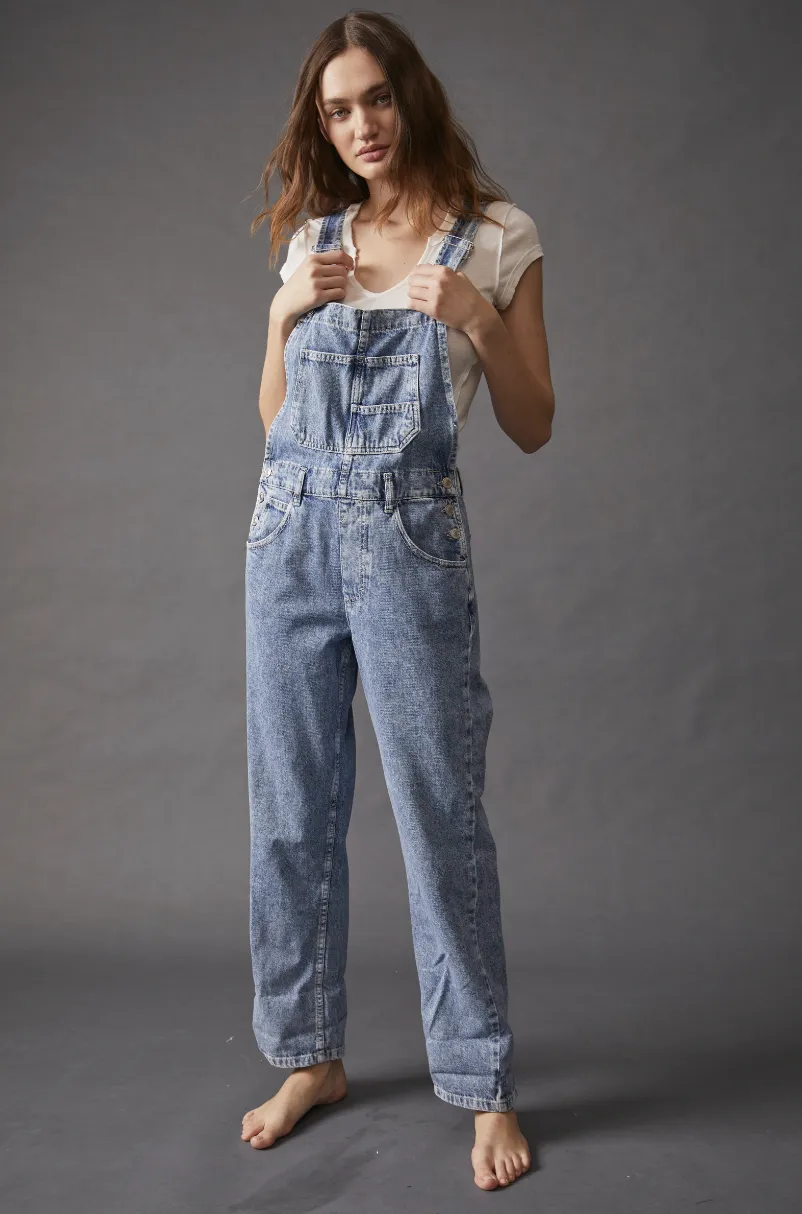 Ziggy Powder Blue Denim Overall