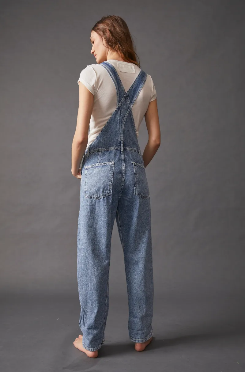 Ziggy Powder Blue Denim Overall